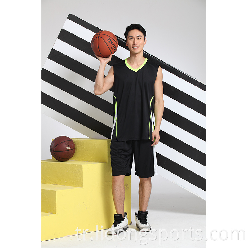 Lidong Son Basketbol Forması Tasarım 2021 Dijital Baskı Yeni Tasarım Basketbol Üniformaları Toptan